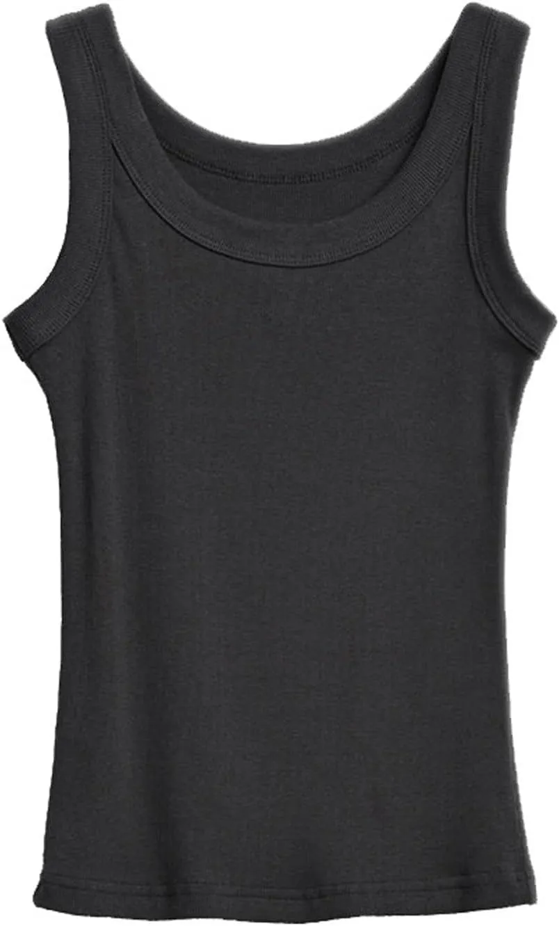 2PC Womens Tank Tops Crop Camisole Summer Fashion Sleeveless Ribbed Workout Basic Going Out Gym Spring Clothes 2025