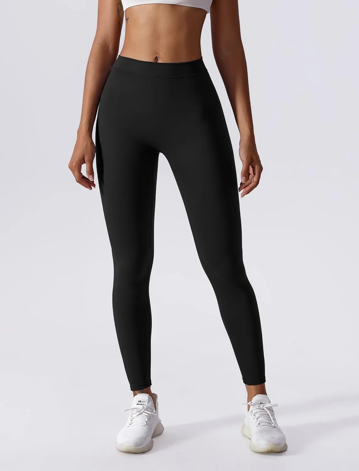 ABOCIW V Back Leggings for Women Buttery Soft Scrunch Butt Lifting Gym Workout Leggings High Waist Yoga Pants