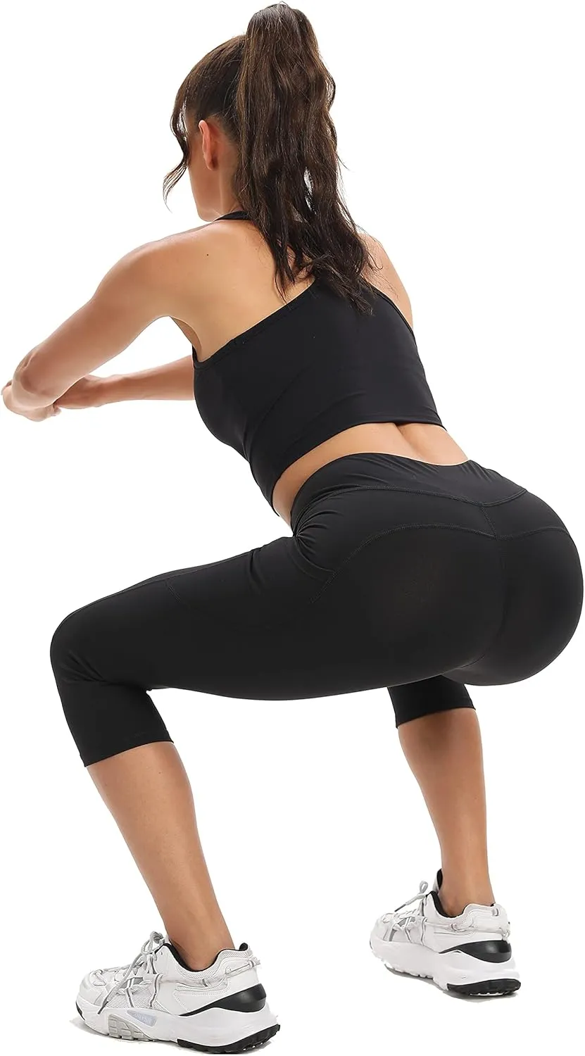 adorence Leggings for Women with Pockets (Soft, High Waist & Opaque)- Yoga Pants, Workout Leggings for Women