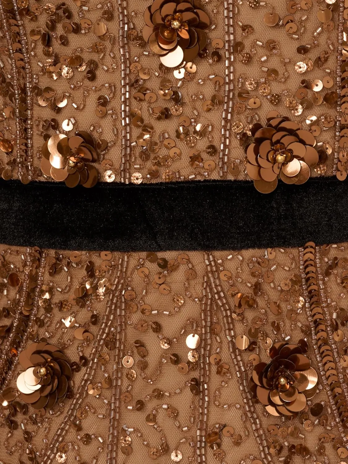 Adrianna Papell Women's Beaded Halter Long Dress