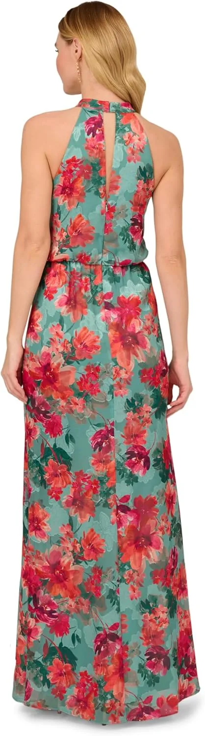 Adrianna Papell Women's Printed Mermaid Dress