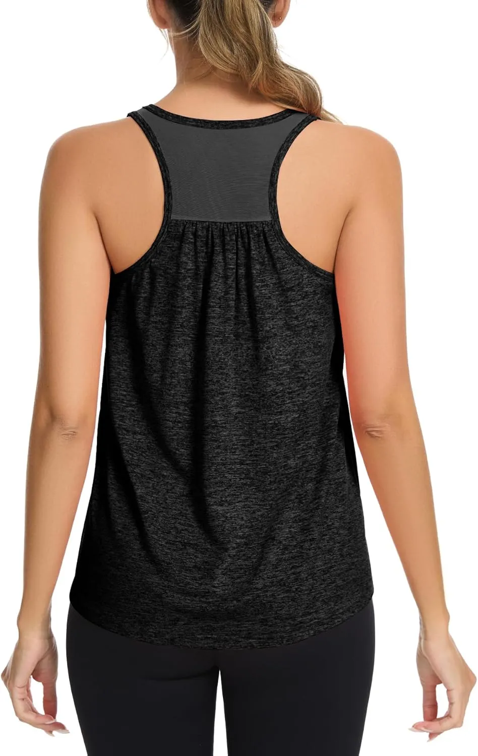ANYFITTING Built in Bra Tank Tops for Women Workout Loose Fit Yoga Camisoles
