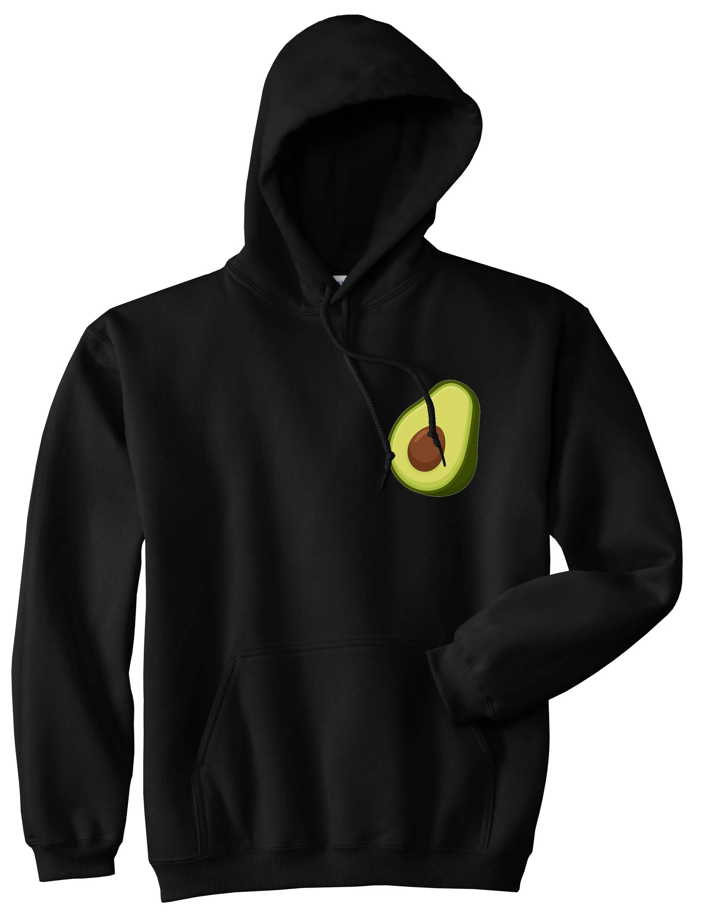 Avocado Vegan Chest Mens Pullover Hoodie