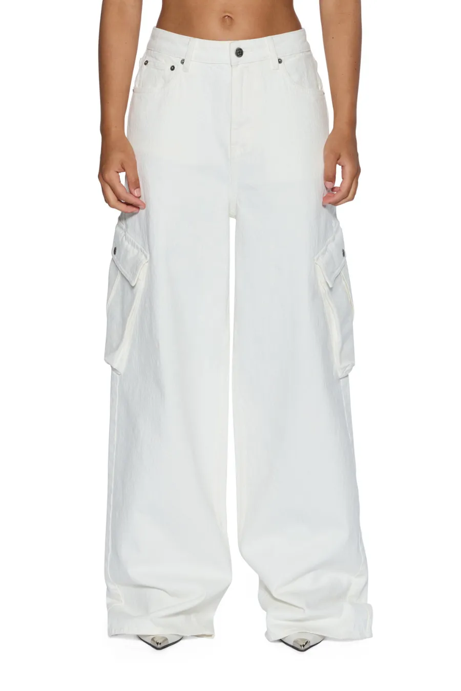 Baggy Jean Cargo Ecru