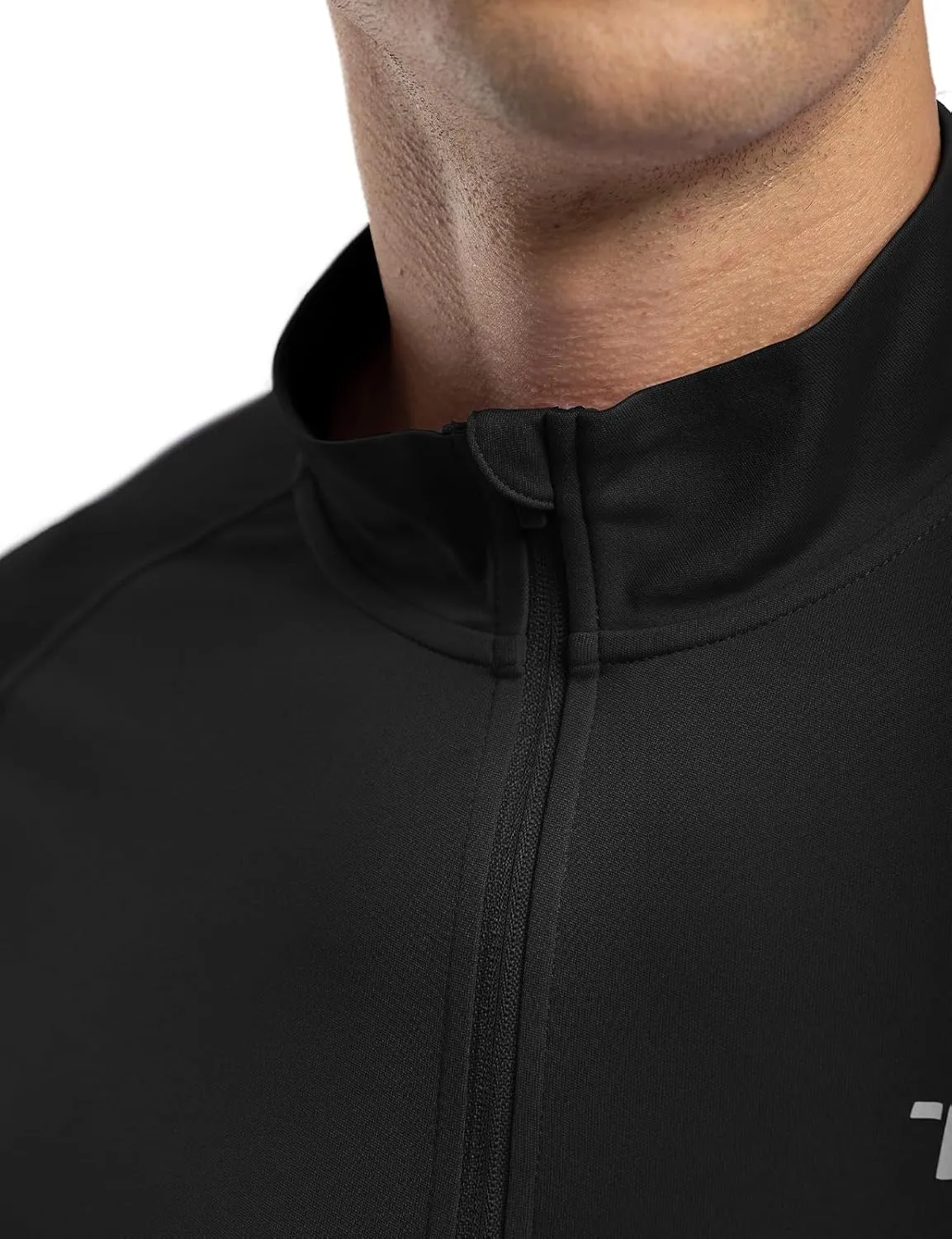BASUDAM Men's Workout Shirts Quick Dry UPF 50  Sun Protection Long Sleeve Quarter Zip Pullover Athletic T-Shirts