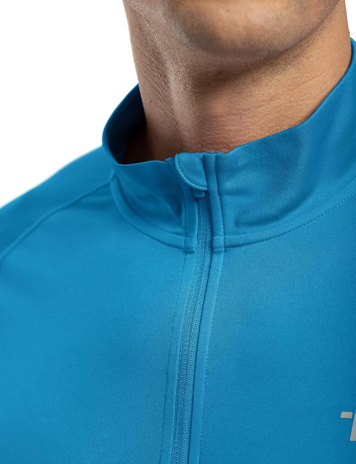BASUDAM Men's Workout Shirts Quick Dry UPF 50  Sun Protection Long Sleeve Quarter Zip Pullover Athletic T-Shirts