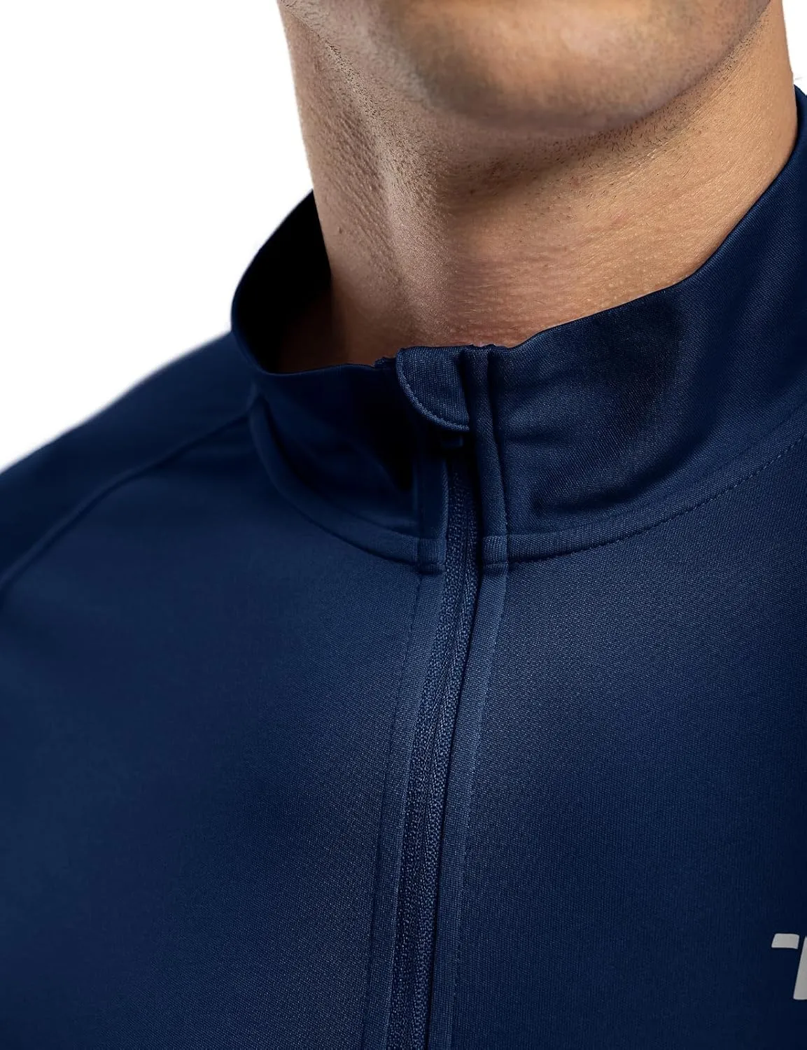 BASUDAM Men's Workout Shirts Quick Dry UPF 50  Sun Protection Long Sleeve Quarter Zip Pullover Athletic T-Shirts