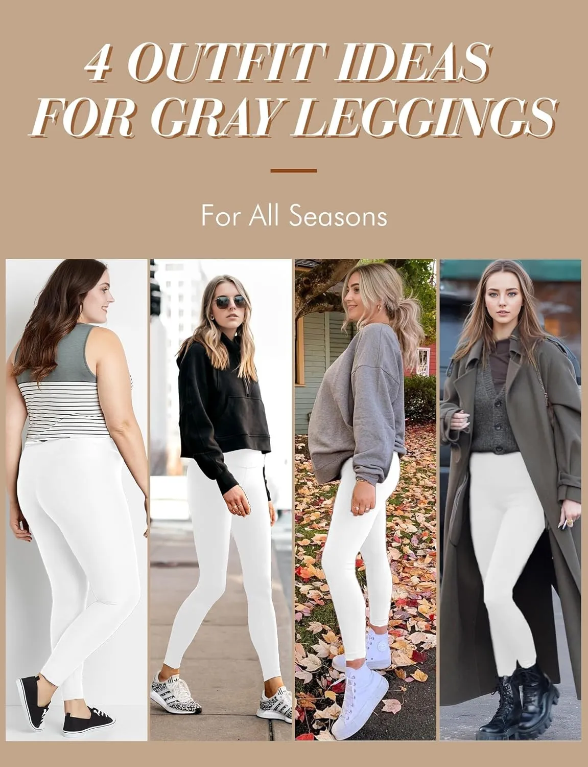 Buauty Black Cotton Leggings for Women,Womens Workout Leggings Control Tights for Women Running Pants & Plus Size