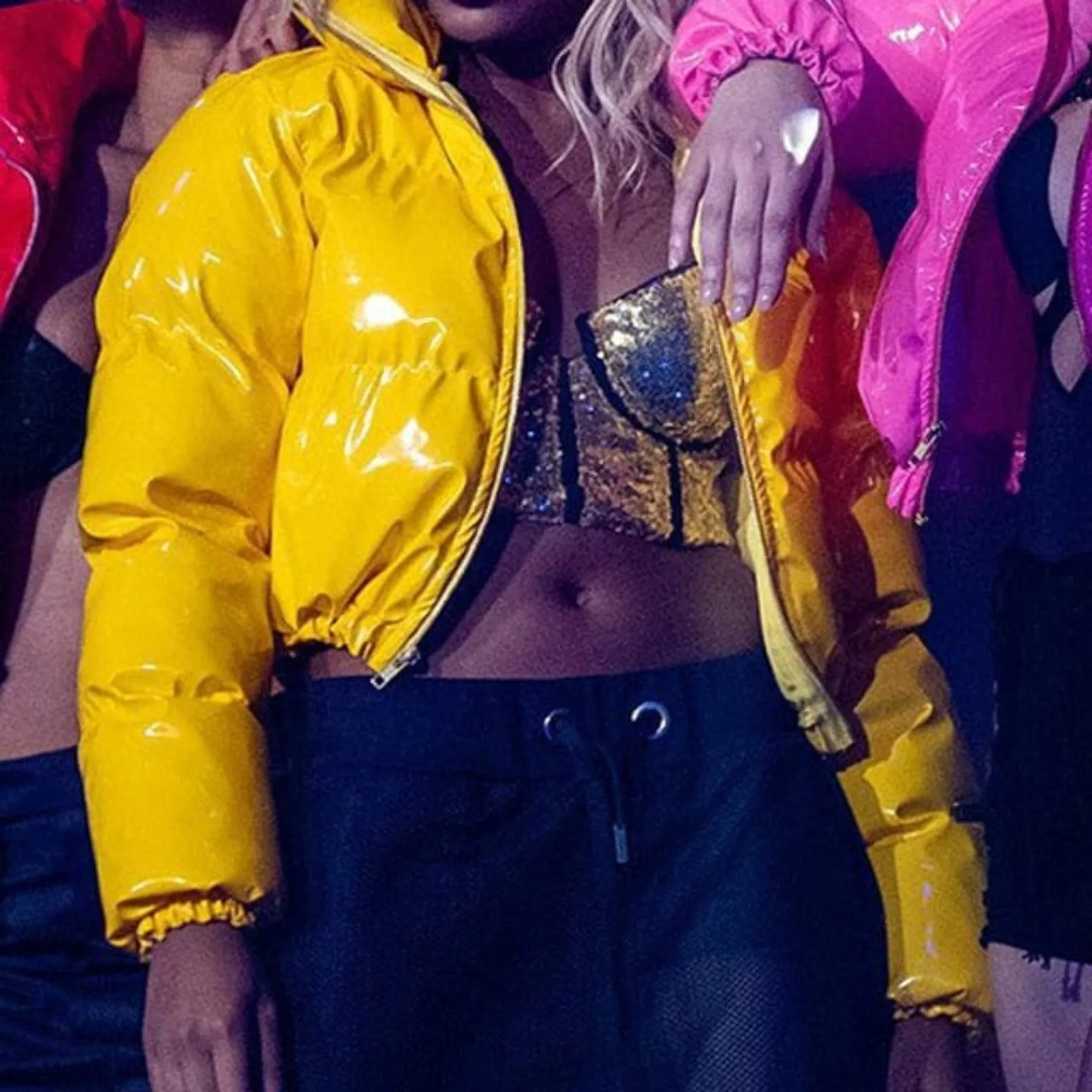 Bubble Crop Puffer Jacket Fantastic Vibrant Colours