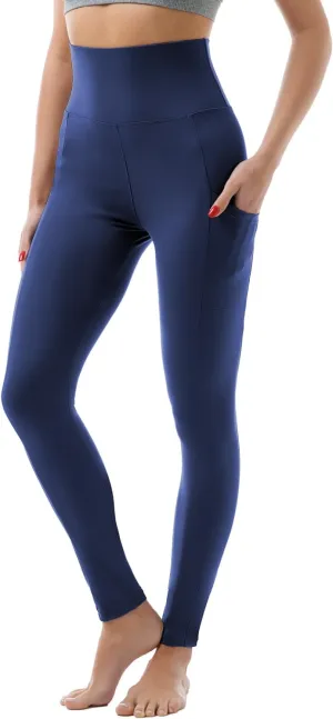 CADITEX Leggings with Pockets for Women - Women Leggings High Waisted Buttery Soft Gym Yoga Pants for Workout Athletic
