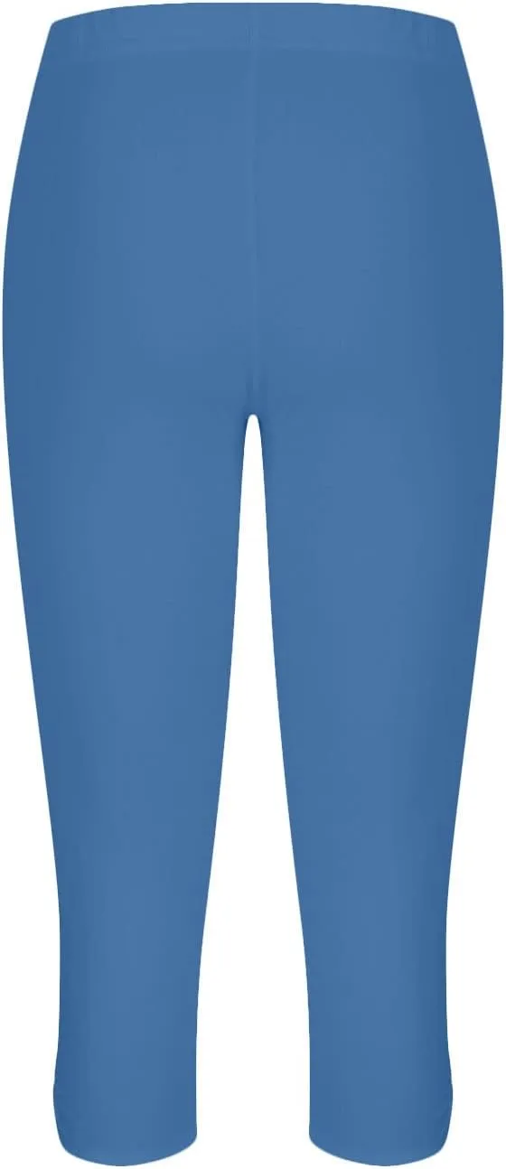 Capri Leggings for Women Tummy Control High Waisted Yoga Pants Non See Through Workout Athletic Running Leggings