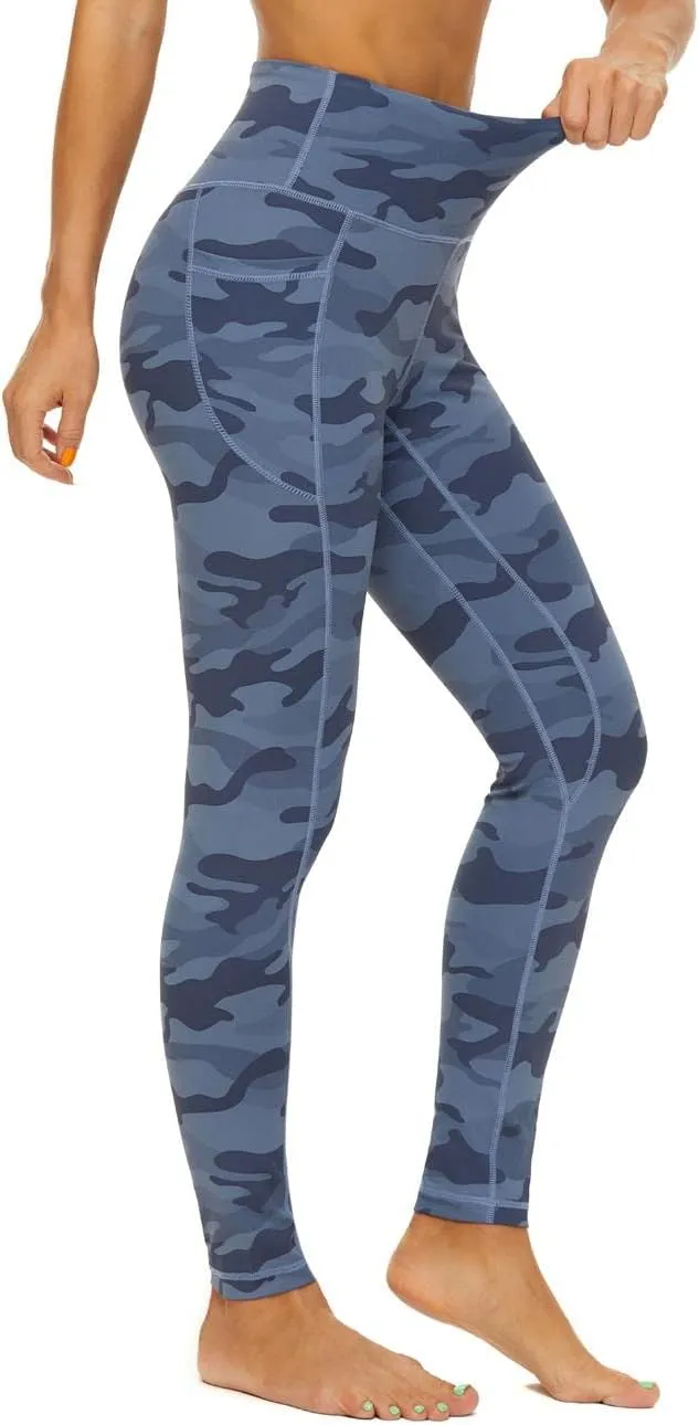 ccko High Waisted Leggings for Women with Pockets, Womens Yoga Pants Stretch Workout Leggings Tummy Control
