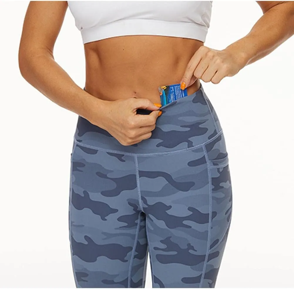 ccko High Waisted Leggings for Women with Pockets, Womens Yoga Pants Stretch Workout Leggings Tummy Control