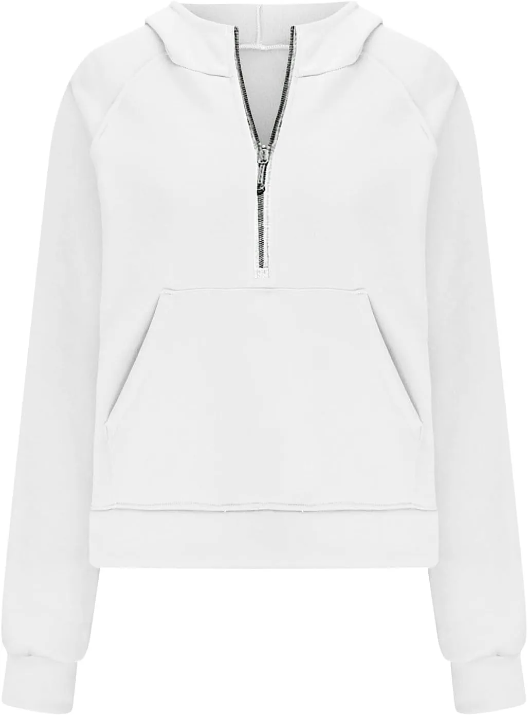 Ceboyel Oversized Sweatshirt for Women Long Sleeve Pullover Tops 1/4 Zip Up Hoodie Y2k Trendy Fall Clothing 2023