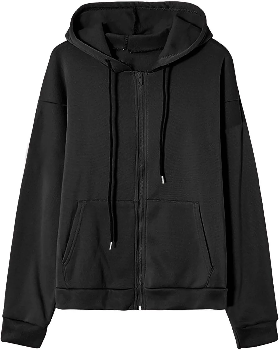 Ceboyel Sweatshirt for Womens Fashion Full Zip Hoodie Oversized Long Sleeve Jackets Y2k Trendy Teen Girls Fall Clothes 2023