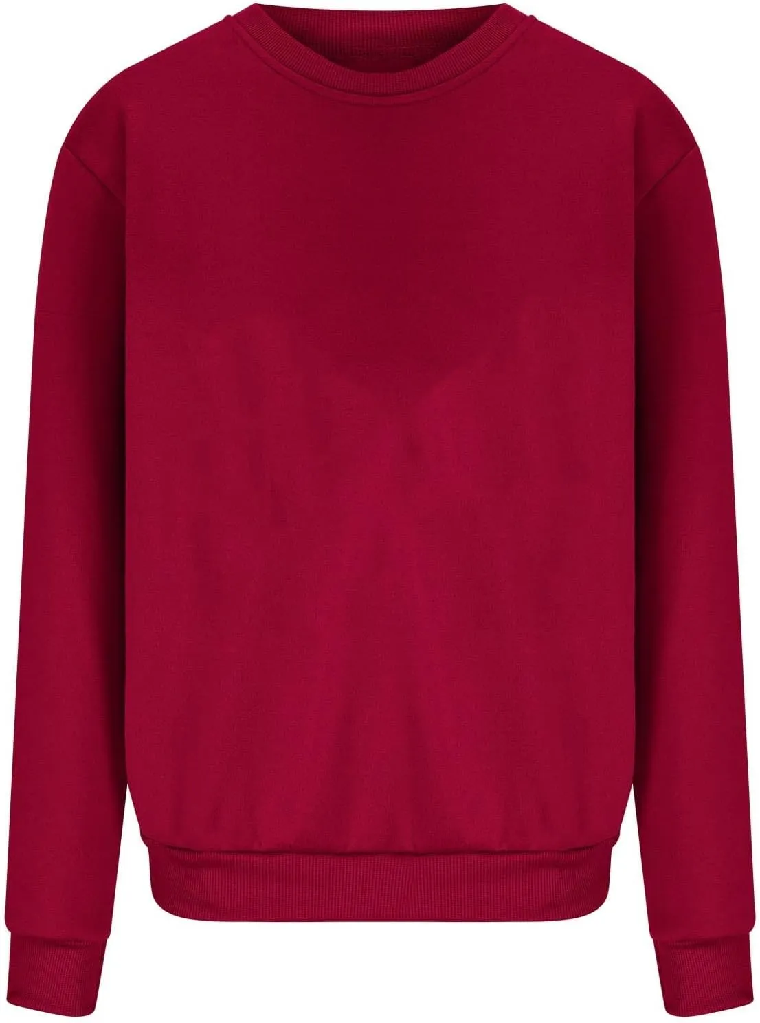Ceboyel Women Crewneck Sweatshirt Trendy Oversized Pullover Sweater Long Sleeve Shirts Y2k Fashion Clothing 2023