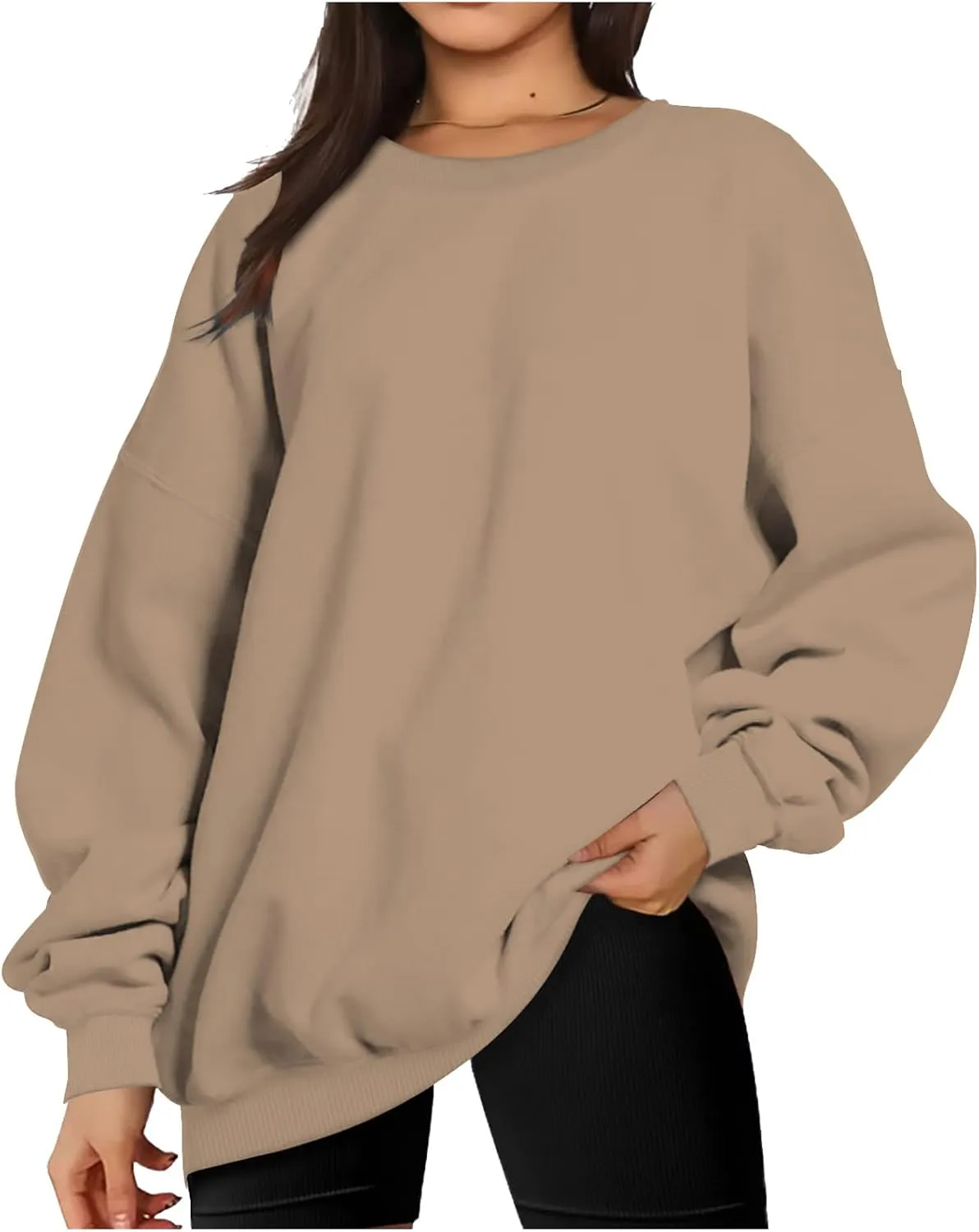 Ceboyel Womens Oversized Sweatshirts Fall 2023 Pullover Sweater Comfy Crewneck Hoodies Trendy Vintage Y2K Clothes Outfits