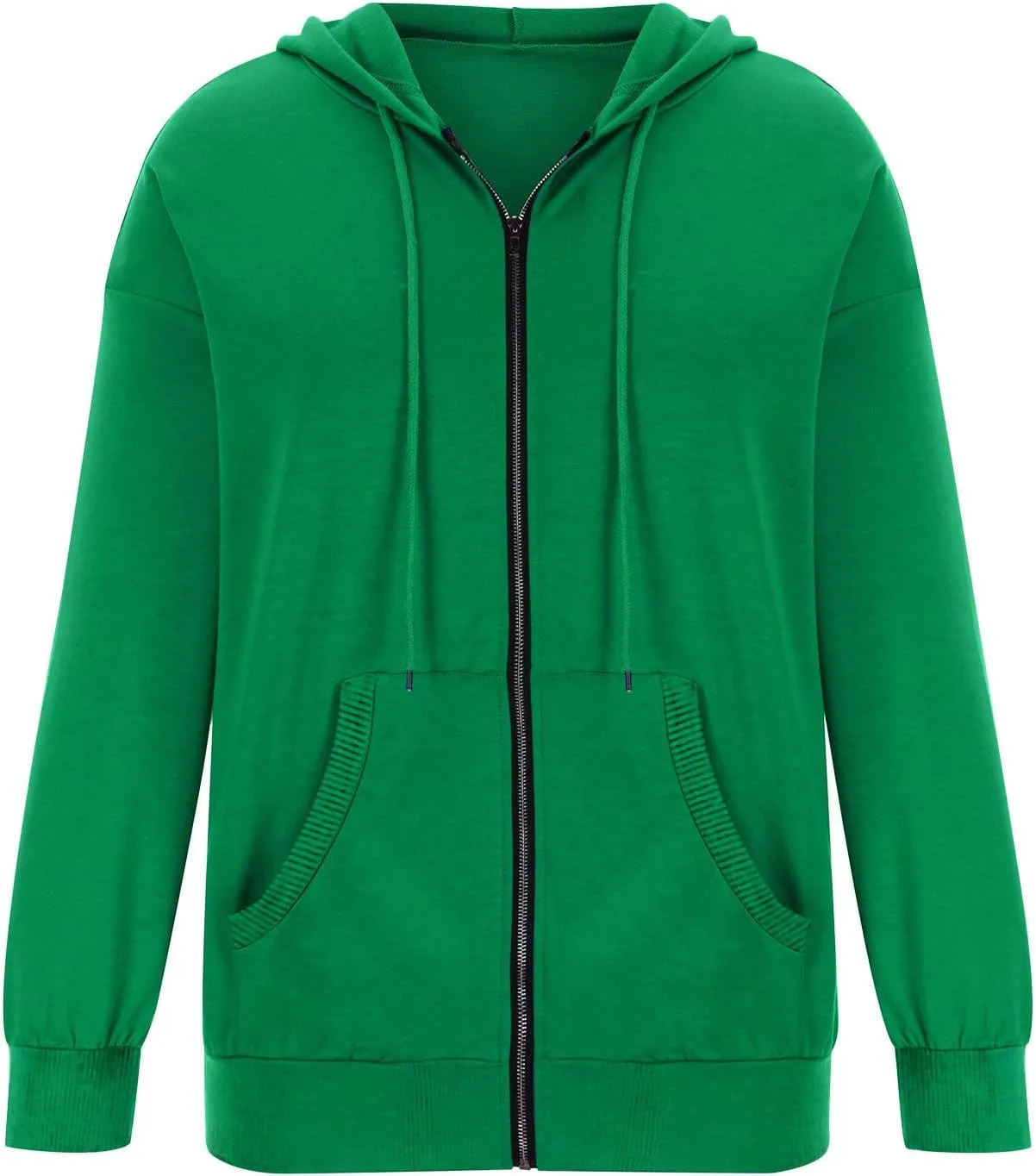 Ceboyel Women'S Zip Up Hoodies 2023 Long Sleeve Hooded Jackets Quarter Zip Pullover Sweatshirt Trendy Casual Fall Clothes