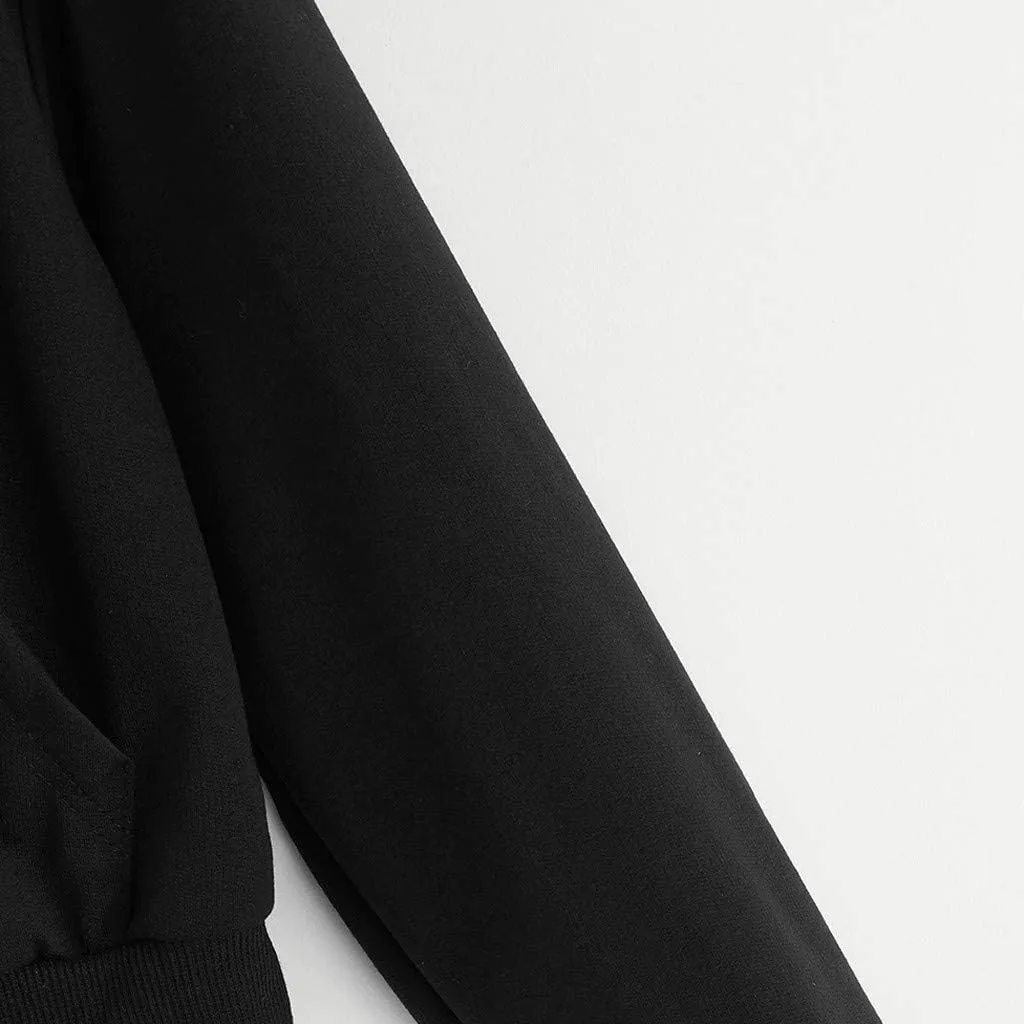 Ceboyel Zip Up Hoodies for Women Cropped Long Sleeve Sweatshirts Jackets Trendy Y2k Crop Tops Teen Girls Clothes 2023