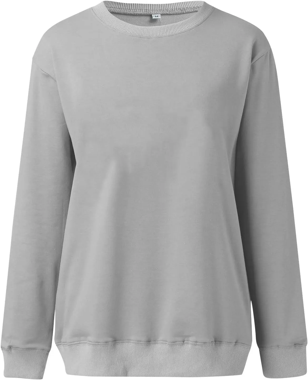 Crew Neck Sweatshirts Women Oversized Fall Sweatshirt Casual Loose Long Sleeve Tops Pullover Cute Y2k Preppy Clothes