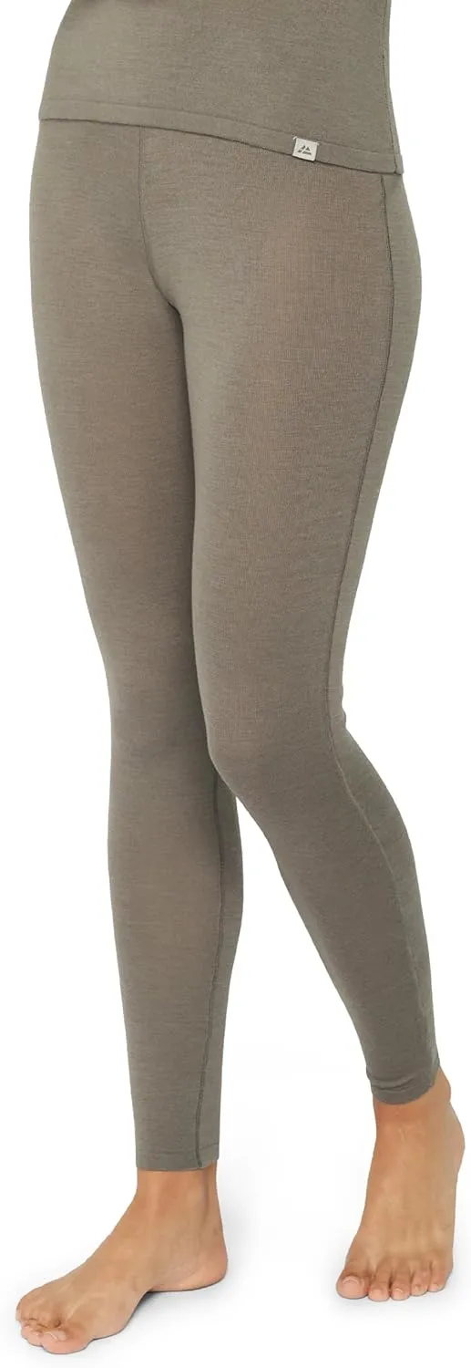 DANISH ENDURANCE Merino Wool Leggings Women, Women's Thermal Underwear Bottom, Base Layer Womens Leggings for Winter