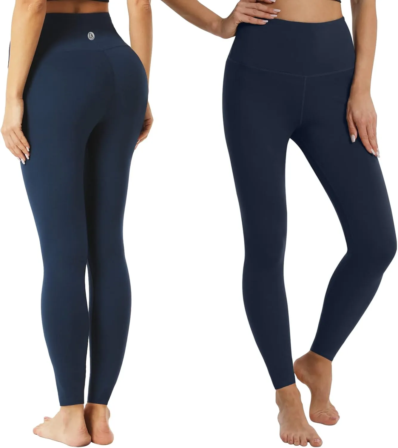 Desol Leggings for Women, High Waisted Yoga Pants Tummy Control Gym Workout Running Womens Leggings 25"/28"