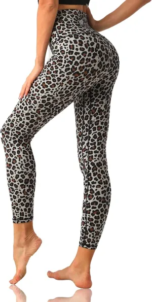 Desol Leggings for Women, High Waisted Yoga Pants Tummy Control Gym Workout Running Womens Leggings 25"/28"