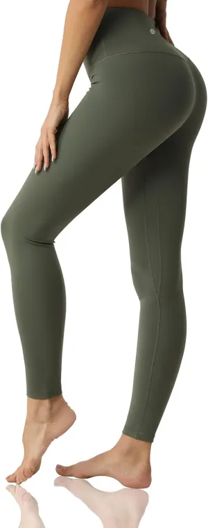 Desol Leggings for Women, High Waisted Yoga Pants Tummy Control Gym Workout Running Womens Leggings 25"/28"