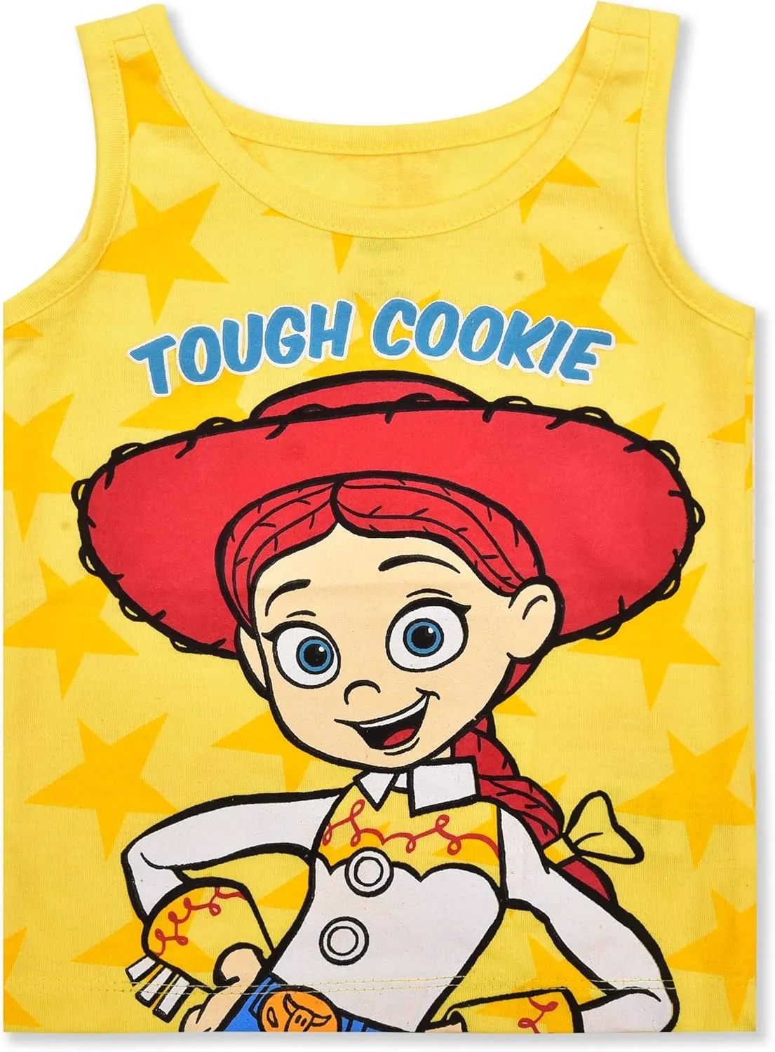 Disney Toy Story Girls 3 Pack Sleeveless Tank Top for Toddler and Little Kids  Pink/Blue/Yellow