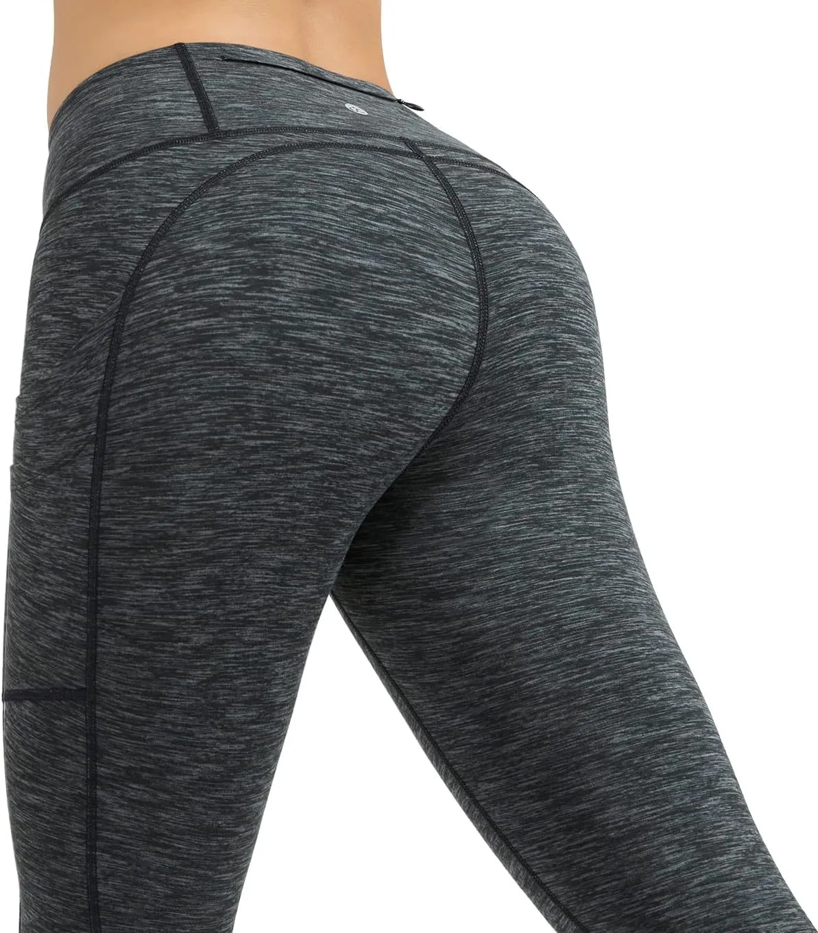 Ewedoos Leggings with 5 Pockets for Women Yoga Pants 25"/ 27" Workout Leggings for Women Tummy Control Running