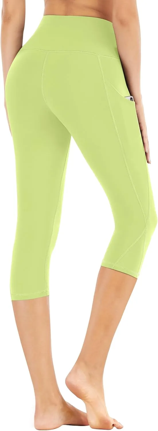 Ewedoos Leggings with Pockets for Women High Waisted Yoga Pants Women Tummy Control Workout Compression Leggings