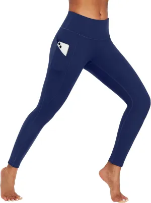Ewedoos Leggings with Pockets for Women High Waisted Yoga Pants Women Tummy Control Workout Compression Leggings