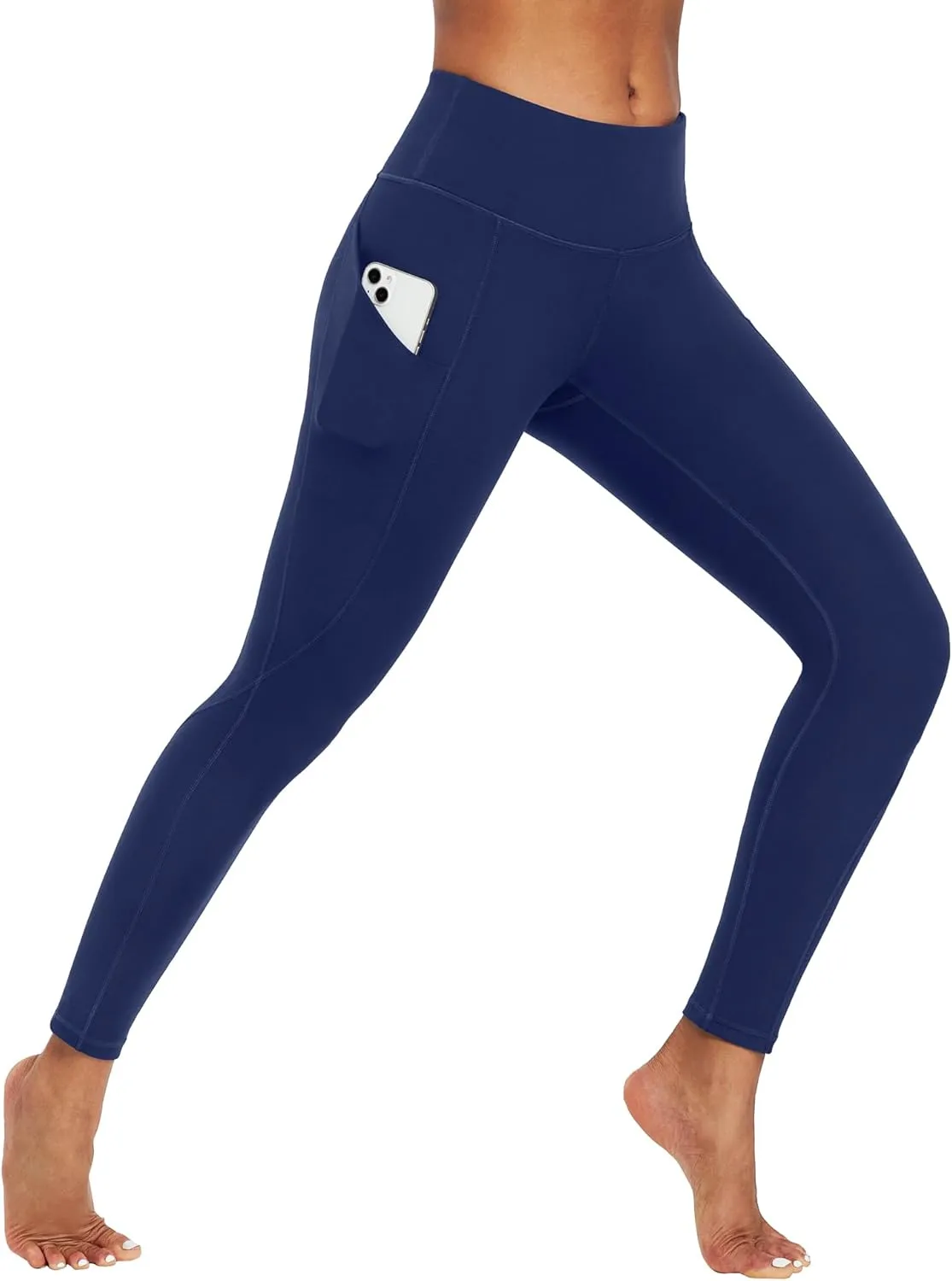 Ewedoos Leggings with Pockets for Women High Waisted Yoga Pants Women Tummy Control Workout Compression Leggings
