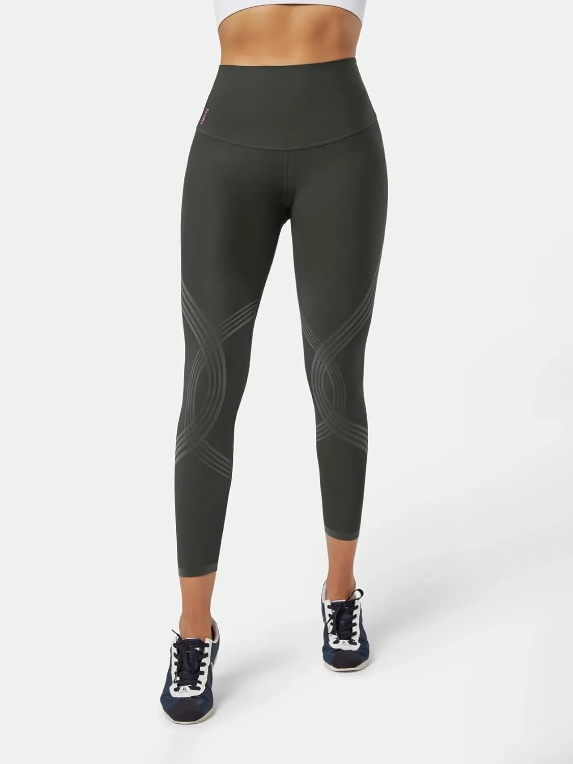Fanka 7/8 High Waisted Leggings for Women Tummy Control Reversible Wear Body Sculpt Leggings Workout Yoga Pants