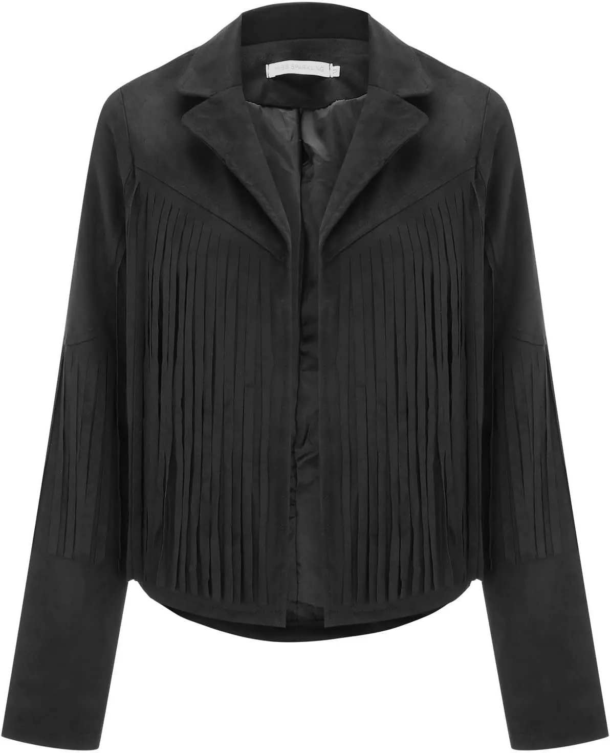 Faux Leather Jackets for Women 2025 Fashion Moto Biker Jacket Fall Winter Fringe Cowboy Cropped Jacket Cool Cardigan