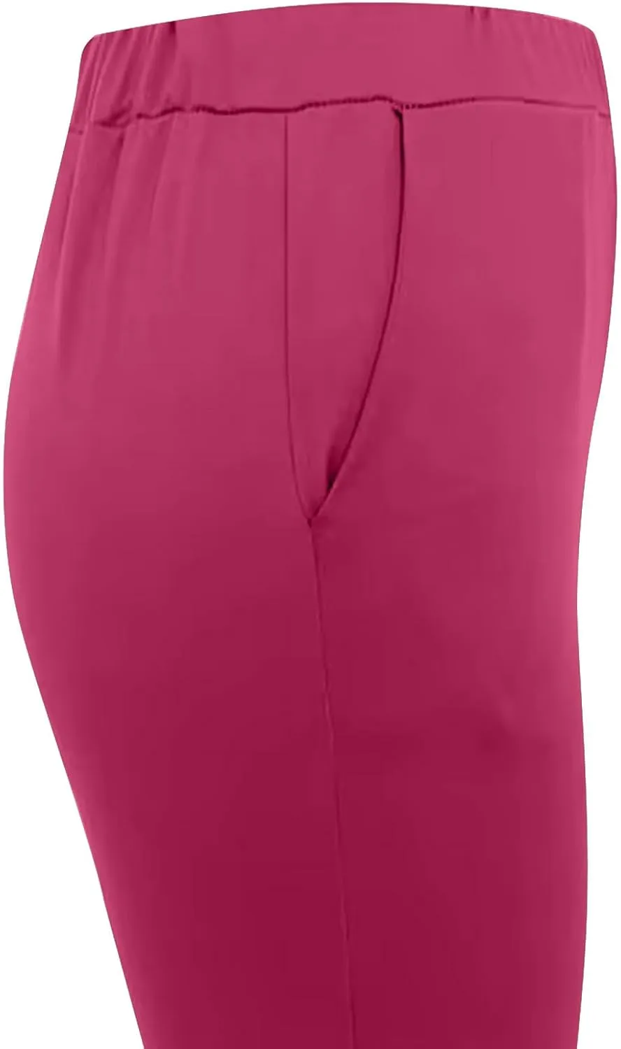 Firzero Womens Leggings with Pocket 2024 Summer Capri Leggings Knee Length Casual Workout Yoga Capri Pants Cropped Trousers