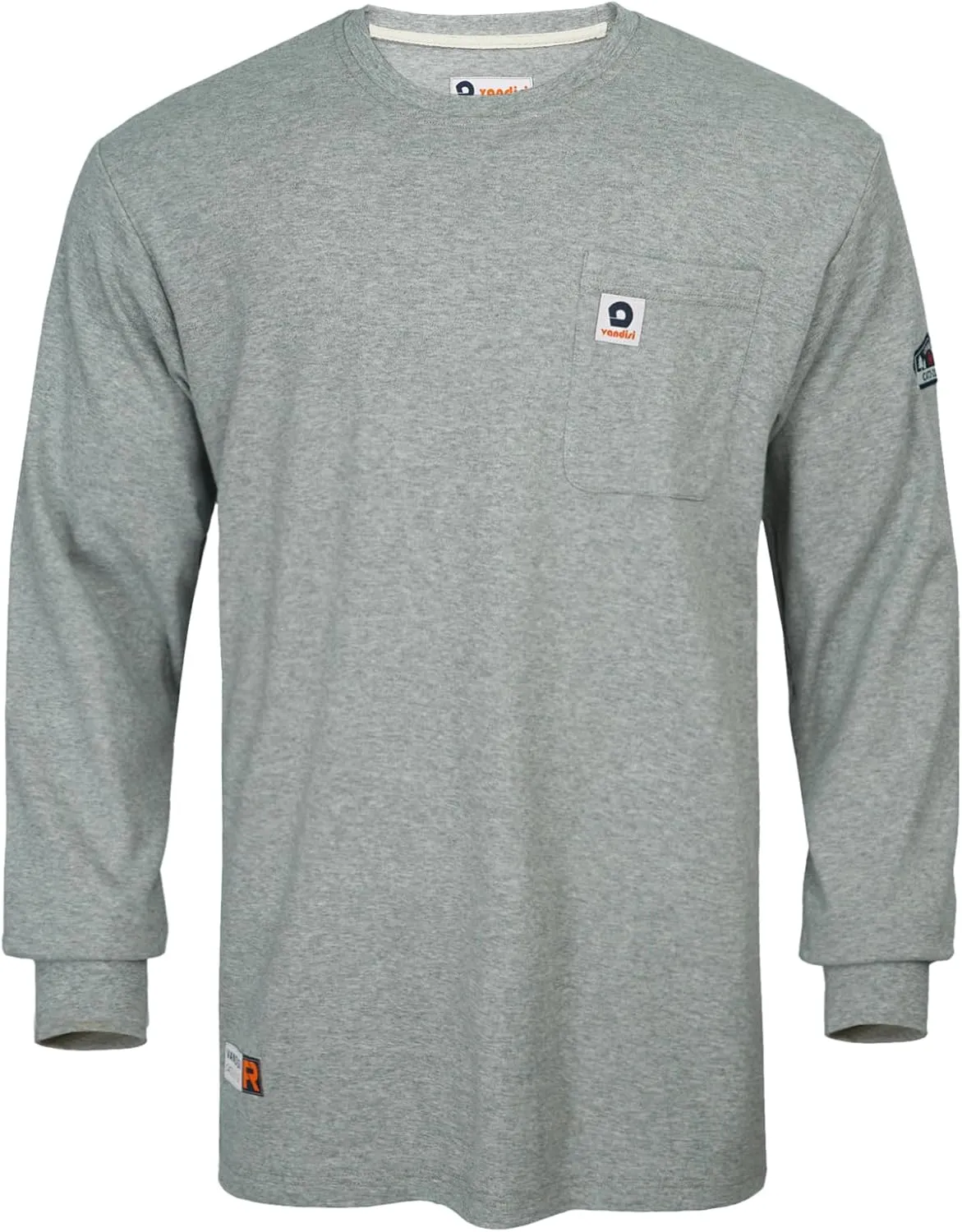 FR Shirts for Men 6.5oz Lightweight Fire Resistant Shirts for Men Long Sleeve NFPA2112/CAT2
