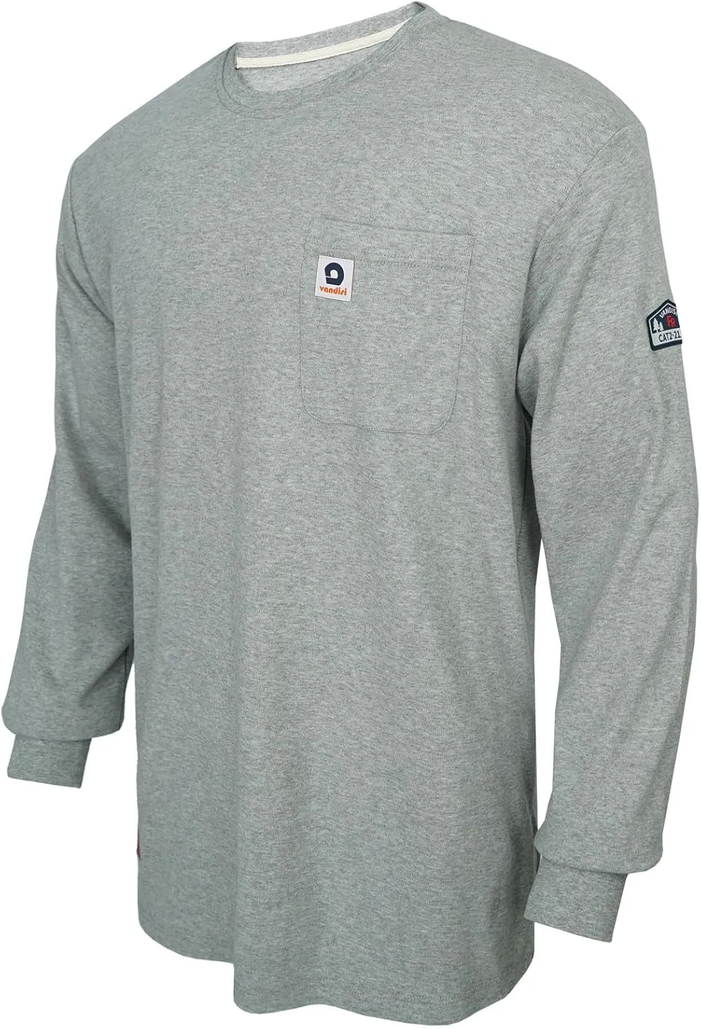 FR Shirts for Men 6.5oz Lightweight Fire Resistant Shirts for Men Long Sleeve NFPA2112/CAT2