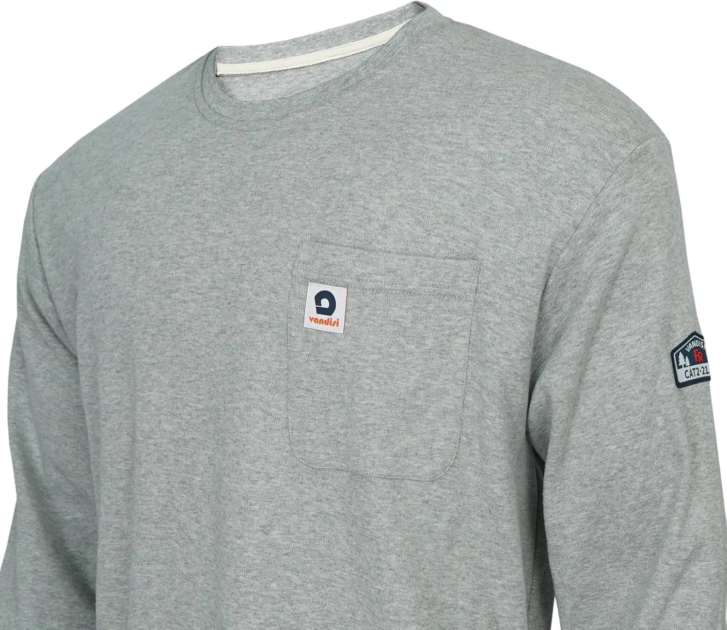 FR Shirts for Men 6.5oz Lightweight Fire Resistant Shirts for Men Long Sleeve NFPA2112/CAT2