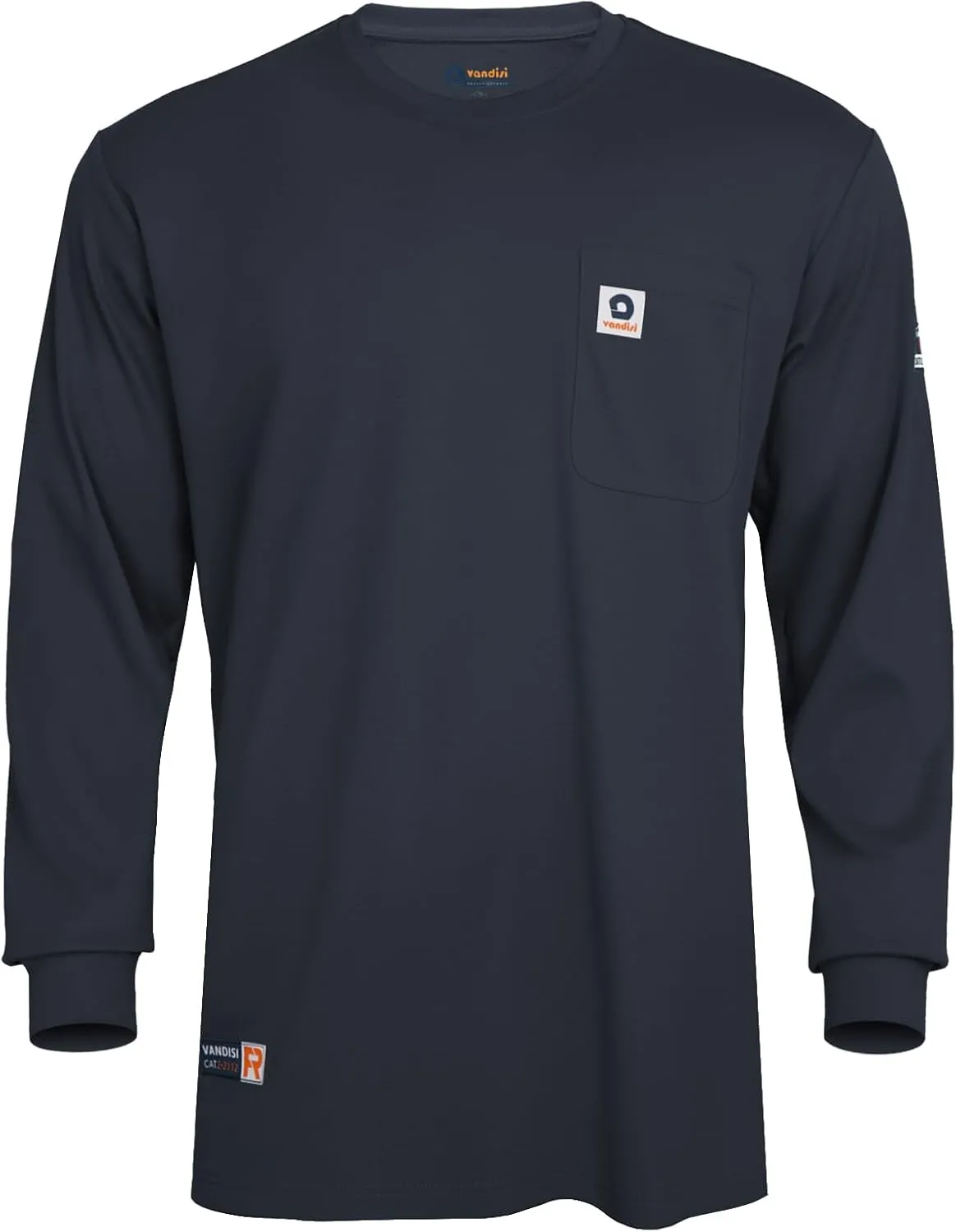 FR Shirts for Men 6.5oz Lightweight Fire Resistant Shirts for Men Long Sleeve NFPA2112/CAT2