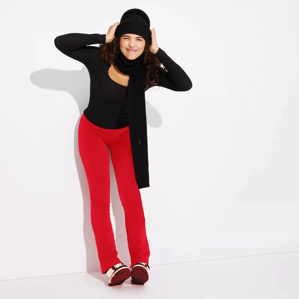 FULLSOFT Fleece Lined Leggings Women-Winter Flare Leggings Tummy Control High Waisted Winter Warm Soft Yoga Pants