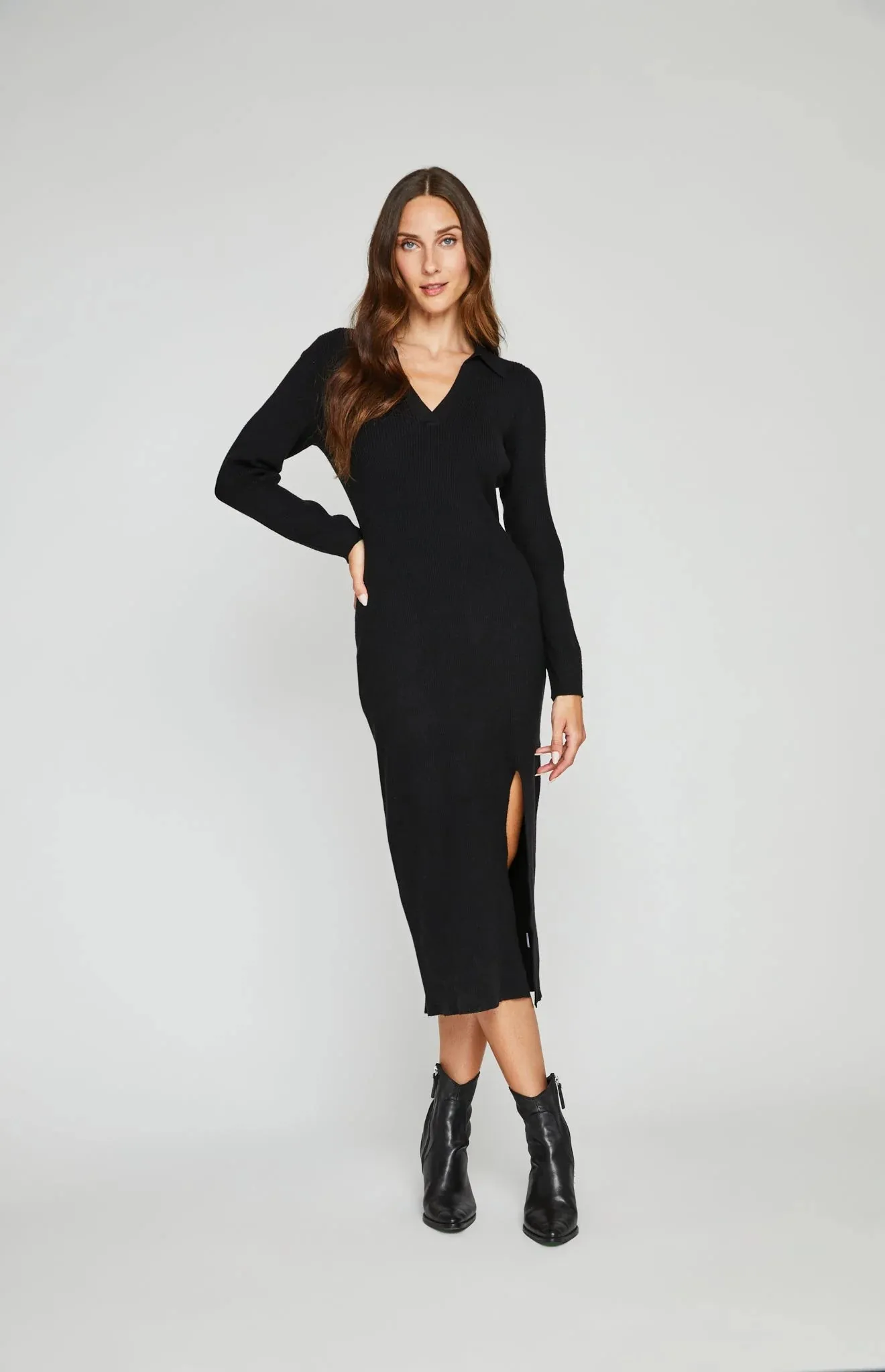 Gentle Fawn Meadow Dress | Black   Java