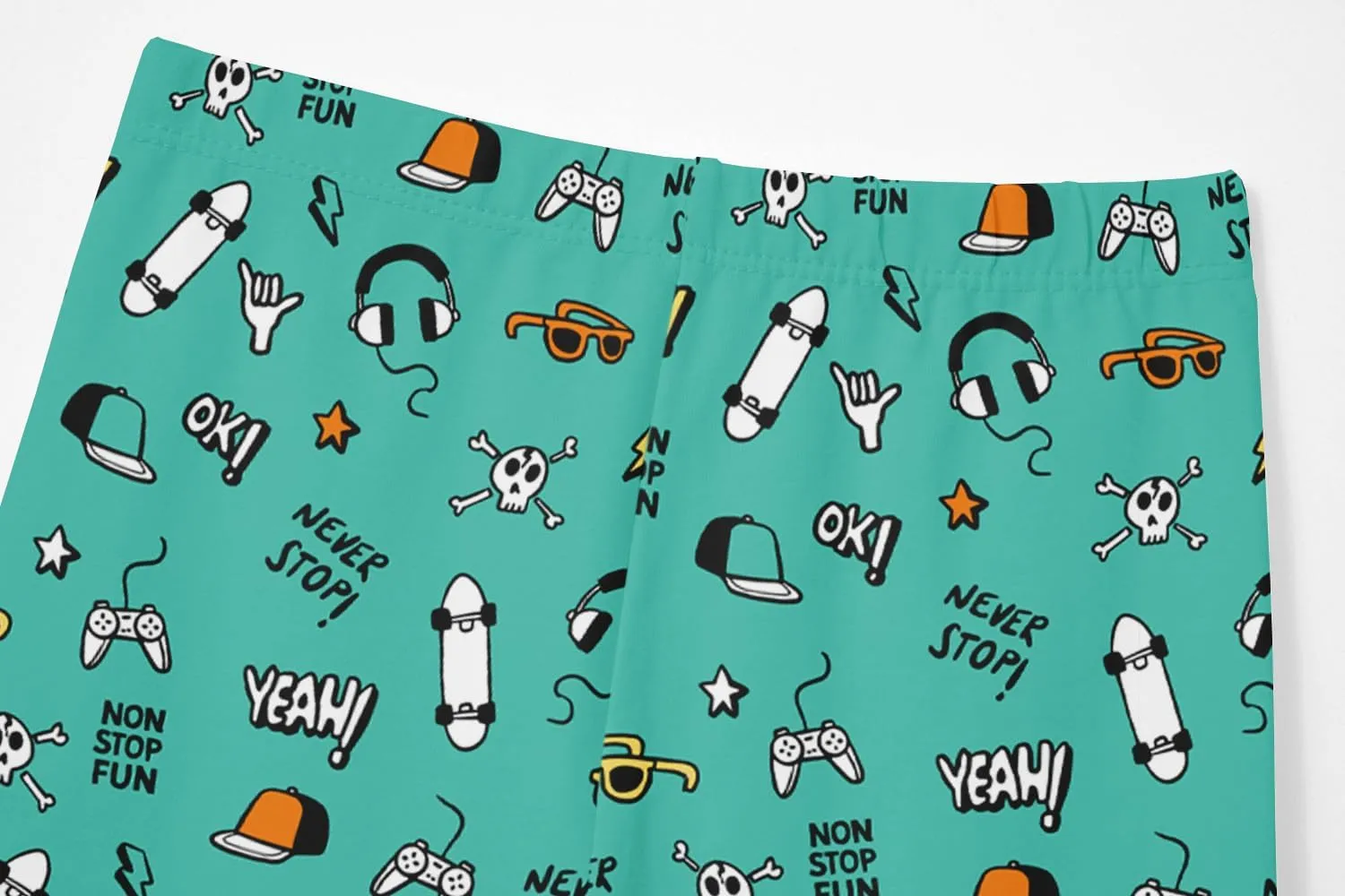 Girls' 3-Pack Printed Leggings Toddlers Active Stretch Leggings Little Kids Yoga Pants 3-10 Years