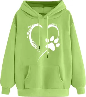 Graphic Hoodies for Women Oversized Drawstring Hooded Sweatshirts Comfy Plus Size Breathable Sweatshirt