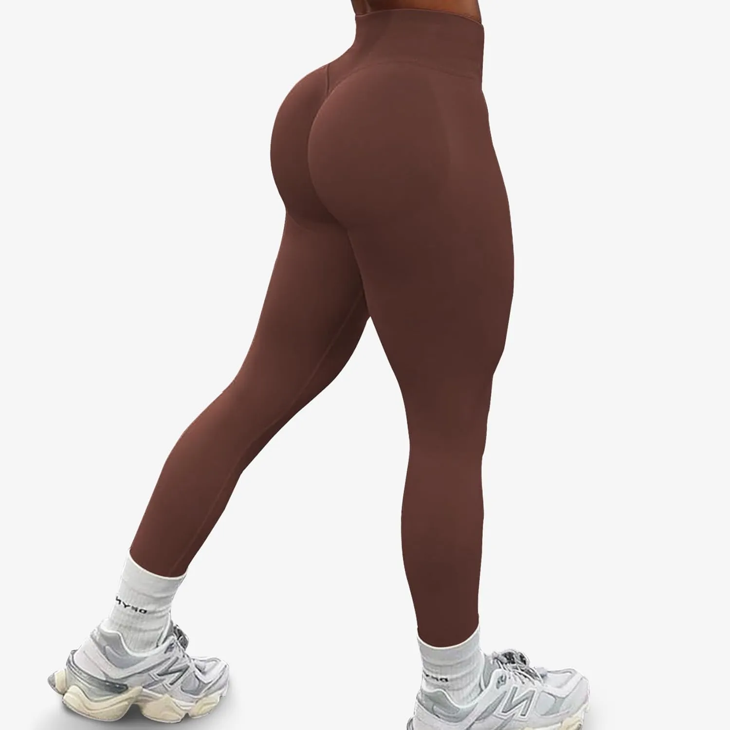 Hidden Scrunch Butt Lifting Leggings for Women Impact Gym Workout Leggings Mid Low Waist Compression Yoga Pants