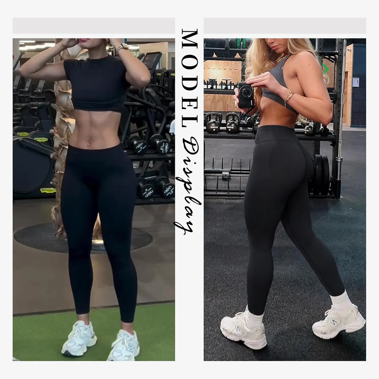 Hidden Scrunch Butt Lifting Leggings for Women Impact Gym Workout Leggings Mid Low Waist Compression Yoga Pants