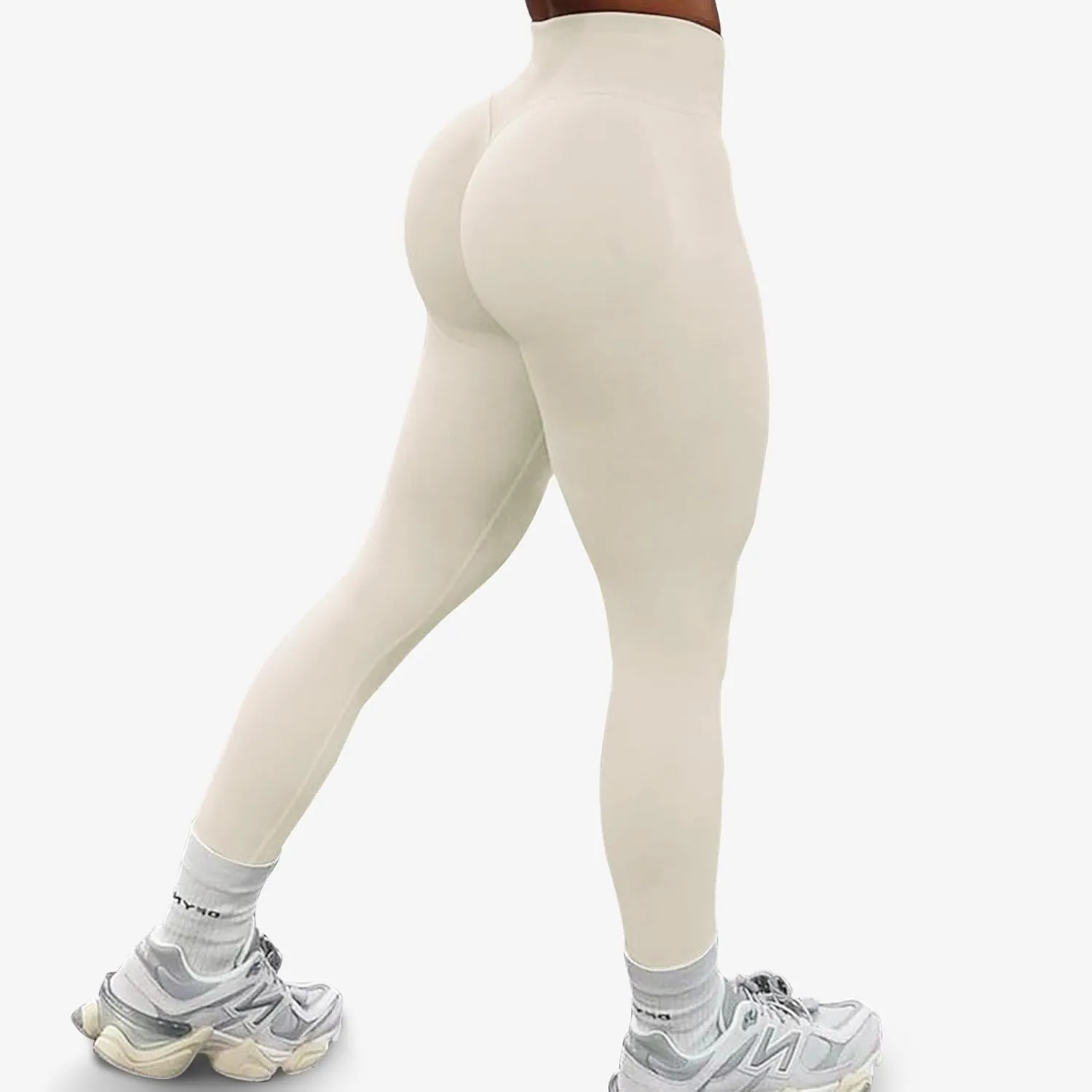 Hidden Scrunch Butt Lifting Leggings for Women Impact Gym Workout Leggings Mid Low Waist Compression Yoga Pants