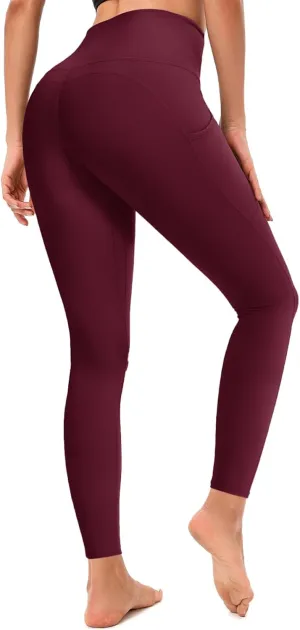 High Waisted Leggings for Women, 7/8 Full Length Buttery Soft Yoga Leggings