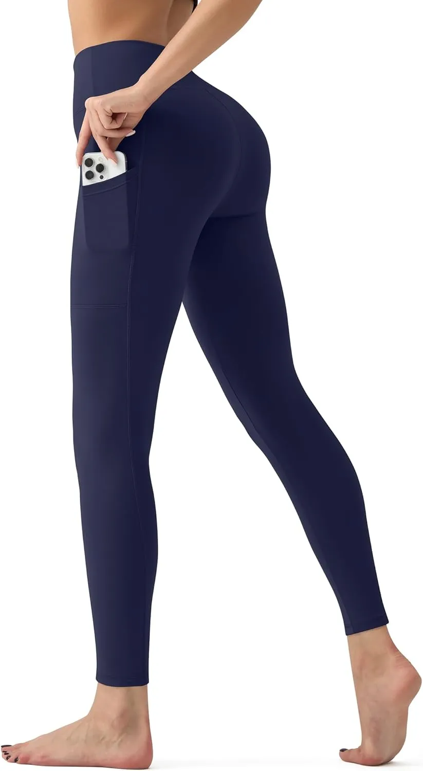 High Waisted Leggings for Women - Tummy Control Yoga Pants for Workout Running Athletic Women's Leggings Plus Size