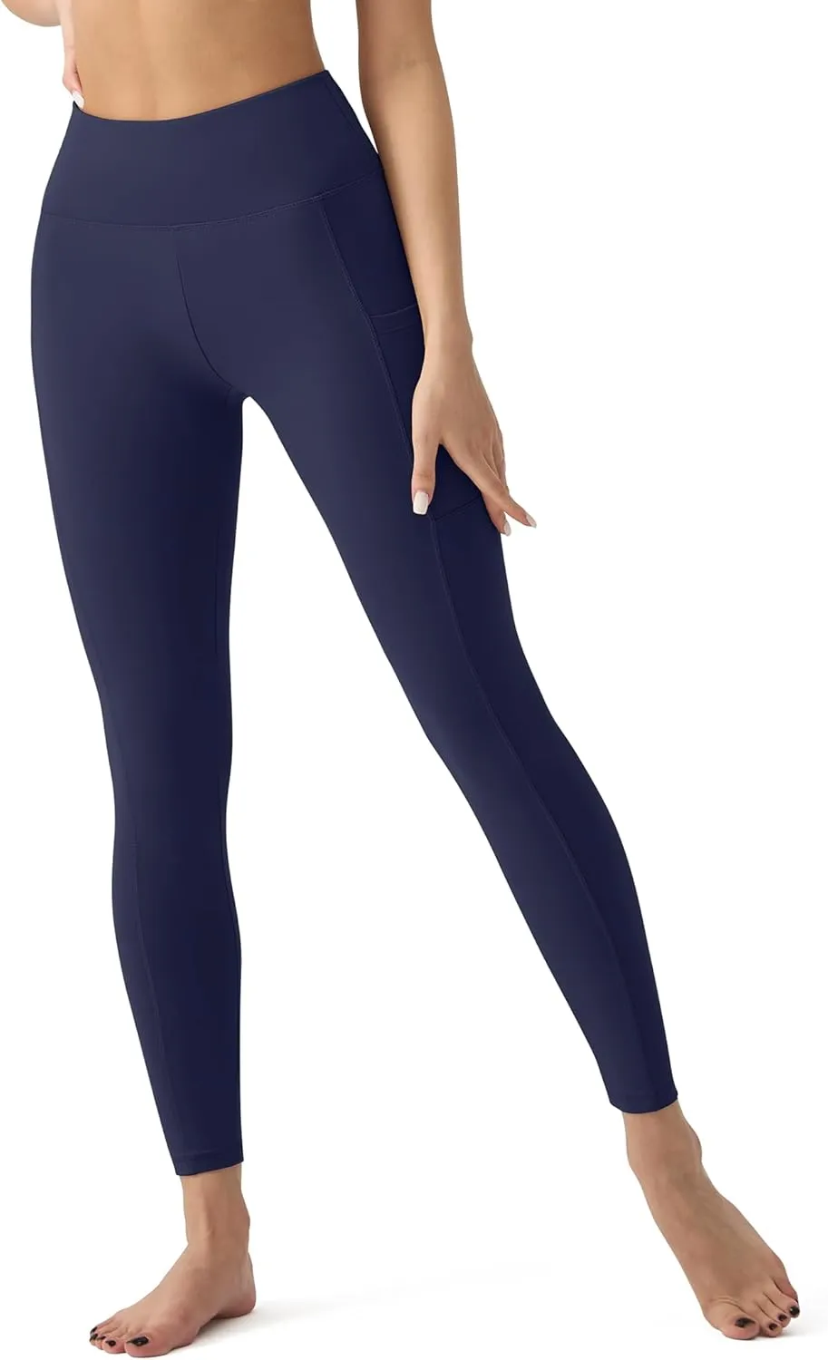 High Waisted Leggings for Women - Tummy Control Yoga Pants for Workout Running Athletic Women's Leggings Plus Size